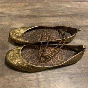Sam Edelman Gold Flats